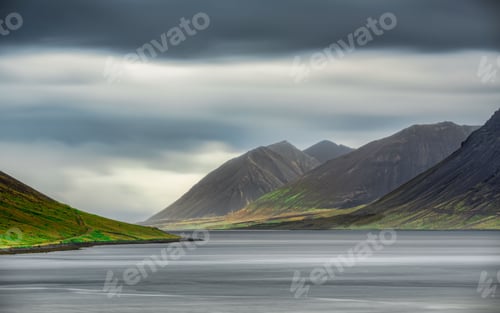 Preview: Tranquil Icelandic Fjord and Mountains