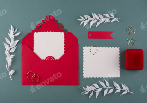 Preview: Wedding invitation card. Save the date concept