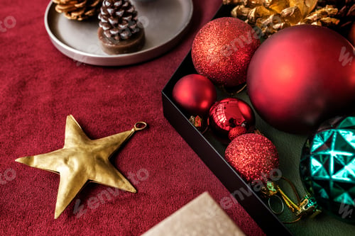 Preview: Christmas flatlay design space