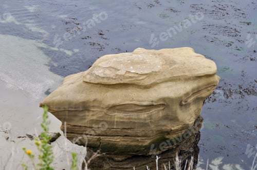 Preview: Rock Formation Meeting the Ocean Coastline