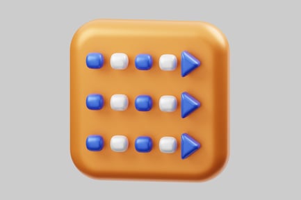 Vista previa: Icono de menú de lista