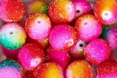 Preview: Colorful balls close-up