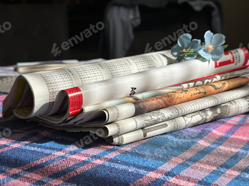 Preview: Newspapers on the table