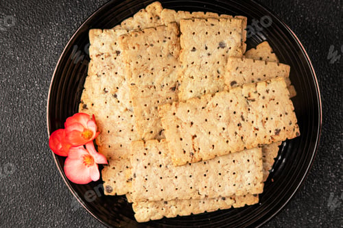 Preview: cracker whole grain healthy food durum wheat cookies tasty snack fresh delicious gourmet food