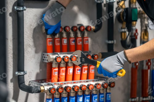 Preview: Adjusting heating valves in a residential building