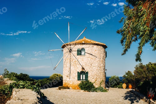 Preview: Traditional greek old mill, Zakynthos. Greek island