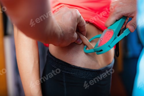 Preview: Using a caliper for subcutaneous body fat measurement, anthropometry