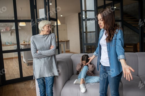 Preview: Grandmother convincing daughter of the value of the right words.