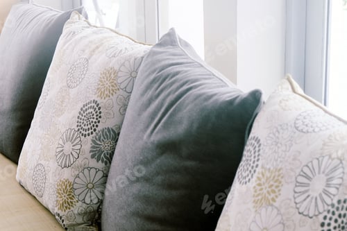 Preview: Cushion on sofa, Living Room Detail