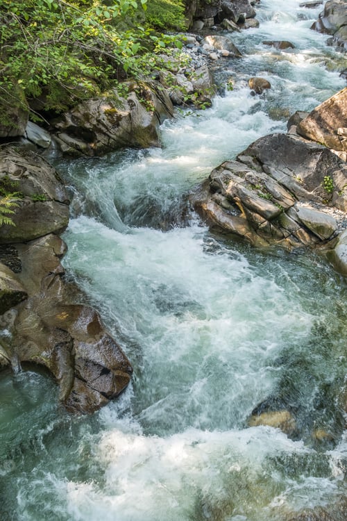 Preview: Clear Water Rushes Along On Denny Creek In Washington State.