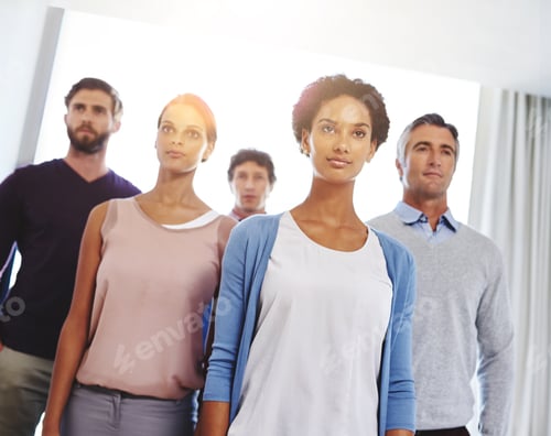 Preview: Striving for success in all they do. Cropped shot of a diverse business team.