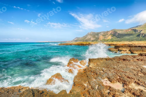 Preview: Unbelievable seascape of Isolidda Beach near San Vito cape.