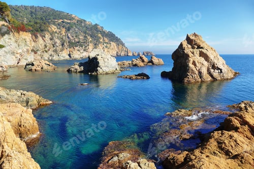 Preview: Mediterranean village of Tossa de Mar, Spain
