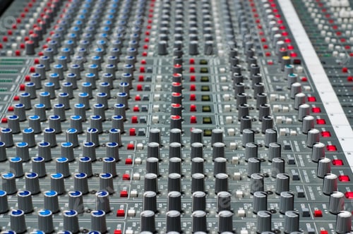 Preview: Pro audio mixing board