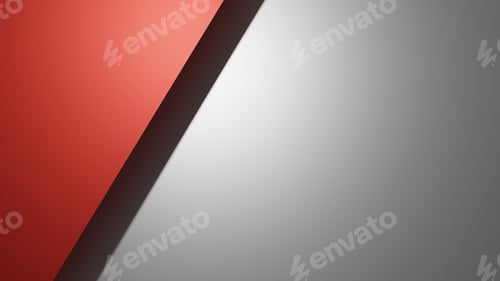 Preview: minimal template in paper cut style design for branding, advertising with abstract shapes. Modern