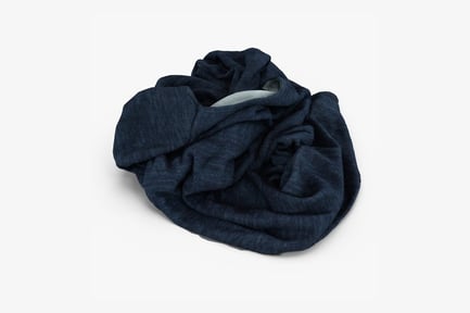 Preview: Crumpled Blue Heathered Sweater