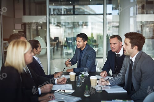 Preview: The business place to be. Shot of businesspeople having a meeting in the office.
