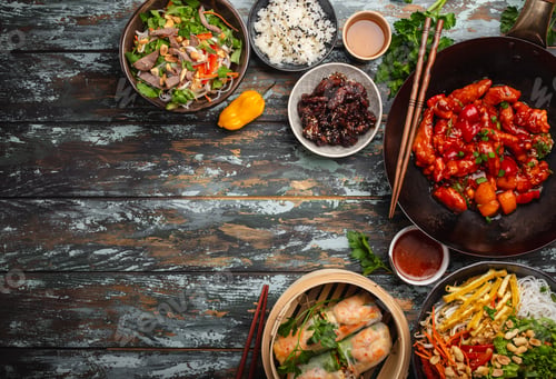 Preview: Assorted Chinese dishes