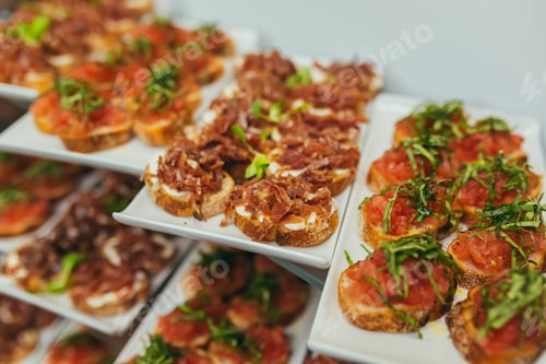 Preview: Cold snacks at a conference event