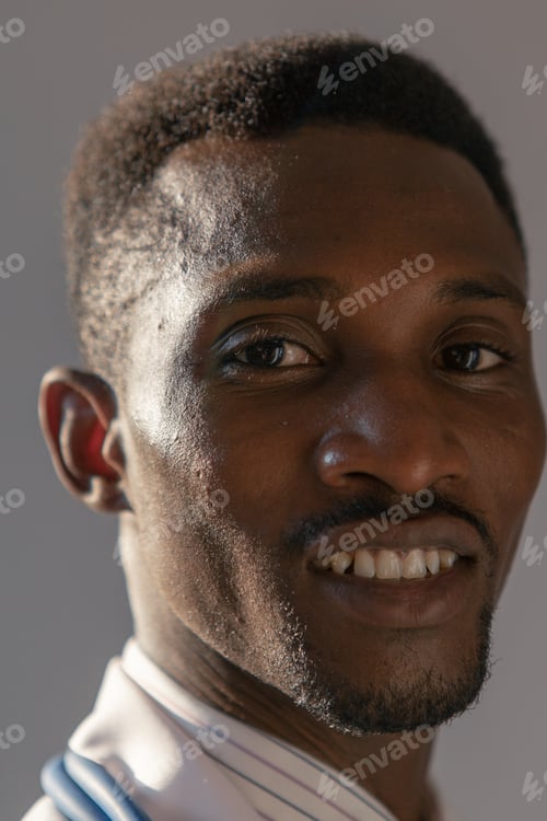 Preview: Handsome Guy Doctor In White Lab Coat With Stethoscope On White Background