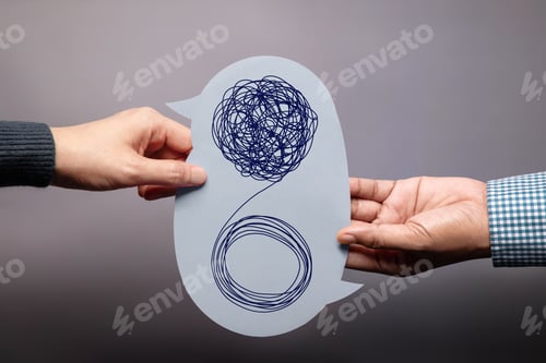 Preview: Mind, Mental Health and Talk Therapy Concepts. Speech Bubble