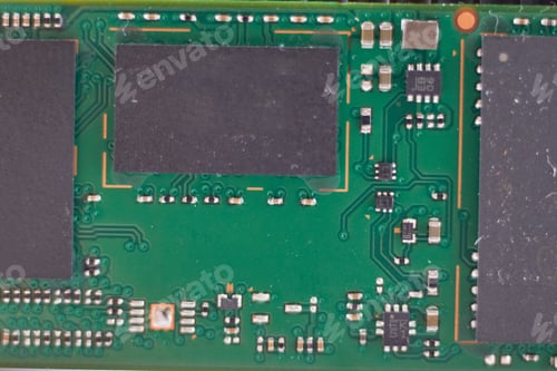 Preview: image detail of computer hardware circuits