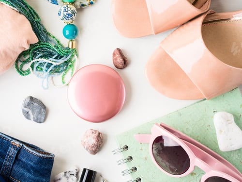 Preview: Summer lifestyle woman clothes flat lay