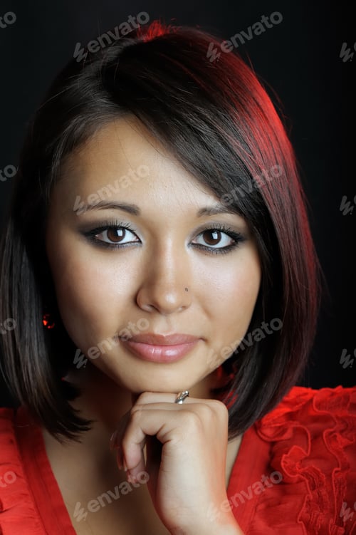 Preview: Close Up Of Asian Woman Face