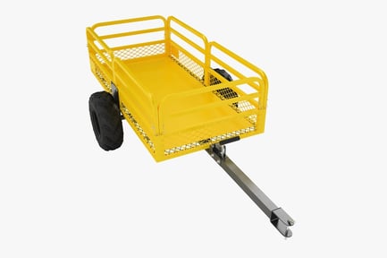 Preview: Heavy Duty Steel Dump Trailer with Mesh Bed