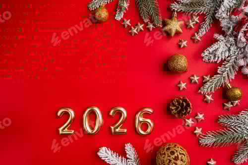 Visualização: Natal e Feliz Novo plano de fundo