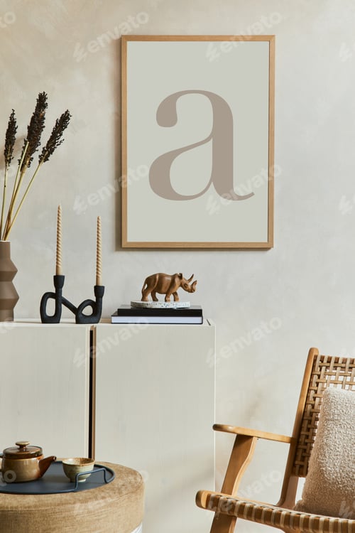 Preview: Stylish composition of modern living room interior