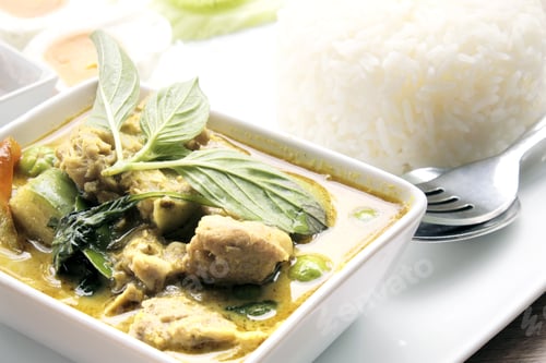 Preview: Green Curry With Coconut Milk