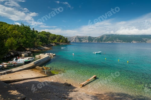 Preview: Beach port of Glavotok, Krk Island, Croatia