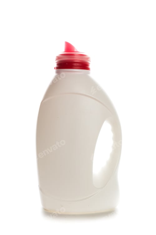 Preview: plastic container isolated on white background