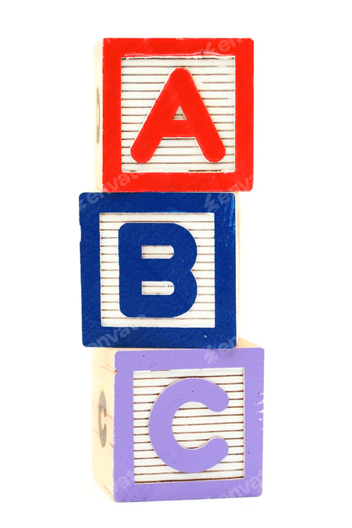 Preview: ABC toy block