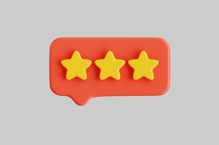 Preview: Three star customer feedback bubble