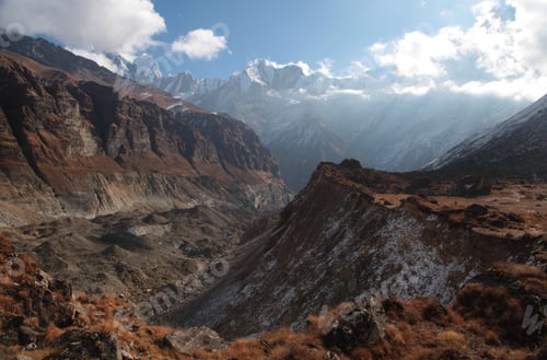 Preview: Annapurna basic camp. Nepal. Himalaya.