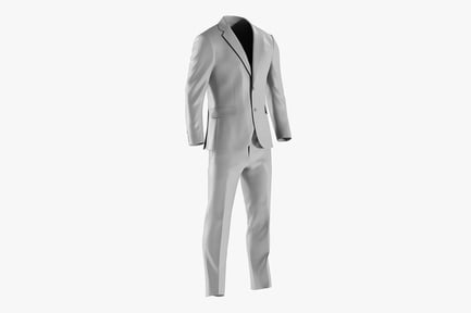 Preview: Modern Men's Business Suit with Jacket and Pants