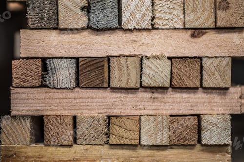 Preview: background with stacked wooden planks