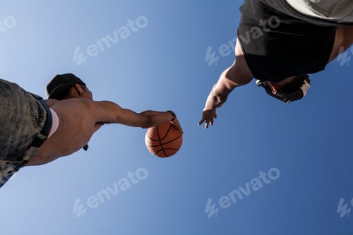 Preview: Afro young brothers play basketball
