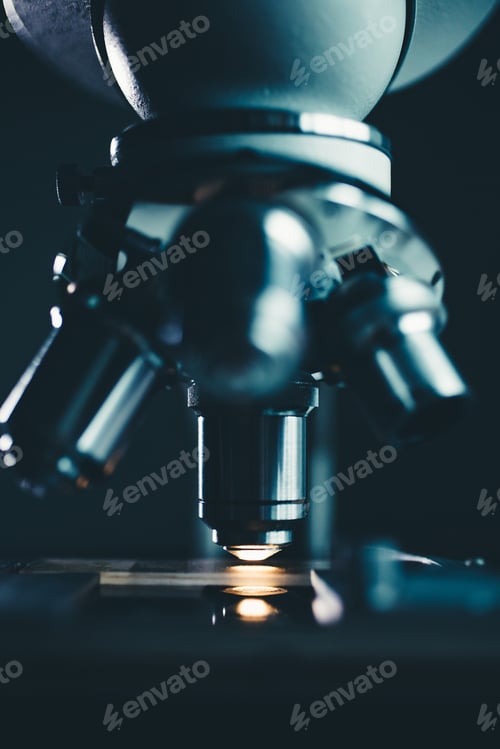 Preview: Close-up shot of microscope