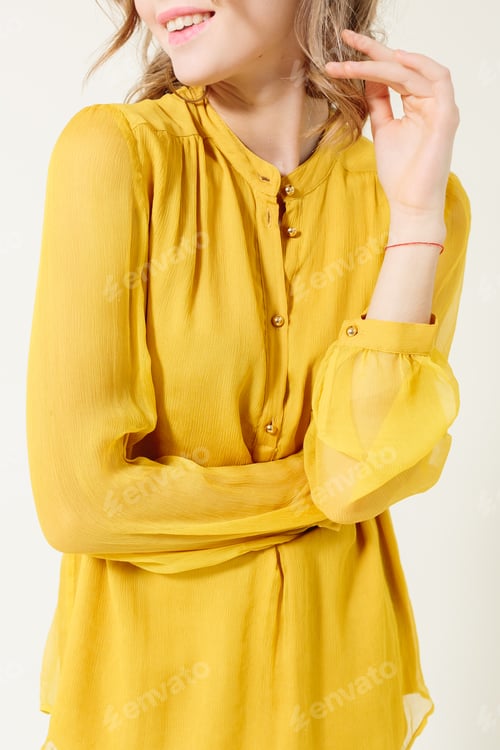 Preview: Beautiful blonde woman wear fashion clothes. Romantic date or business meeting.