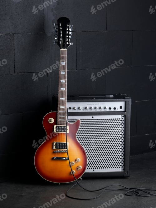 Preview: Electric guitar and amplifier