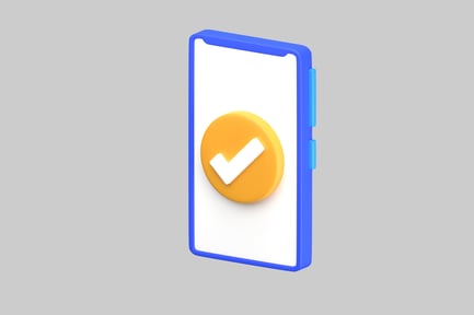 Preview: Mobile verification successful tick