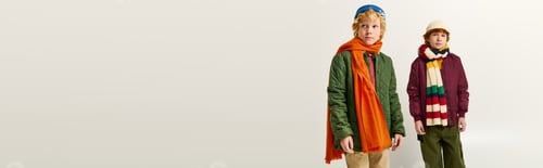 Preview: Stylish children in colorful outfits bring warmth and joy to the school season