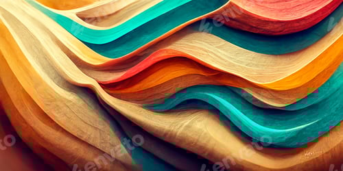 Preview: pastel colorful abstract background 3D illustration