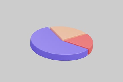 Preview: Pie Chart Diagram with Three Segments