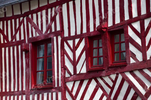 Preview: facade of the colombage house