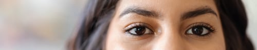 Preview: Closeup Of Beautiful Eyes Of Young Arab Woman With No Make Up