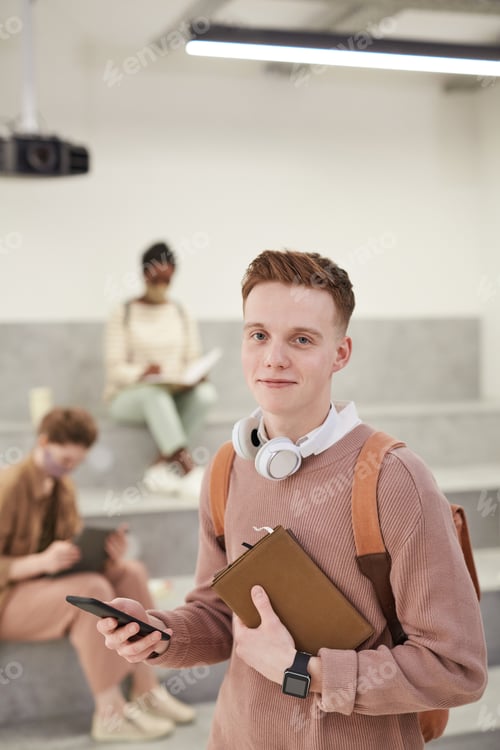 Preview: Teenage Young Man in College